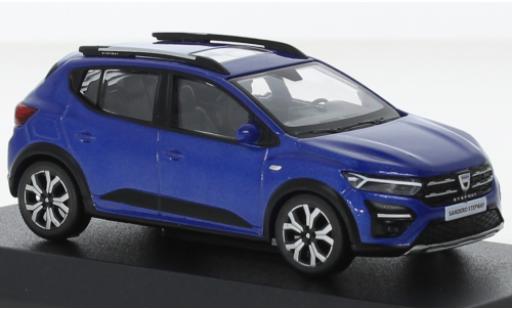 Diecast model cars Dacia Sandero Stepway metallise blue 2021 1/43 Norev