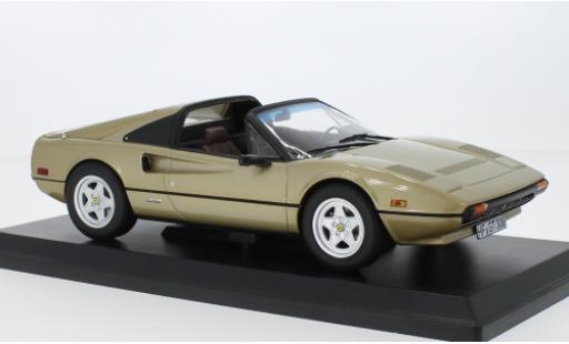 Diecast model cars Ferrari 308 GTS metallise beige 1982 1/18 Norev