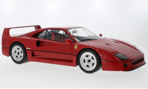 Diecast model cars Ferrari F40 Coupe red 1987 1/12 Norev