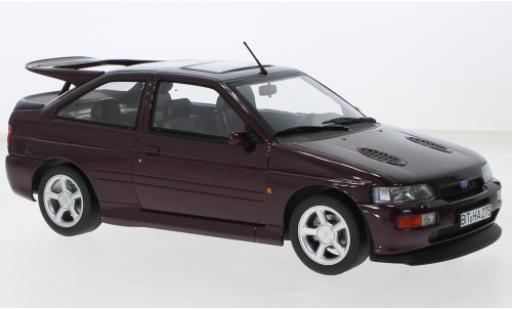 Diecast model cars Ford Escort Cosworth RS metallise purple 1992 1/18 Norev