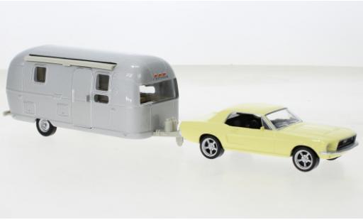 Diecast model cars Ford Mustang Hardtop yellow 1968 1/43 Norev