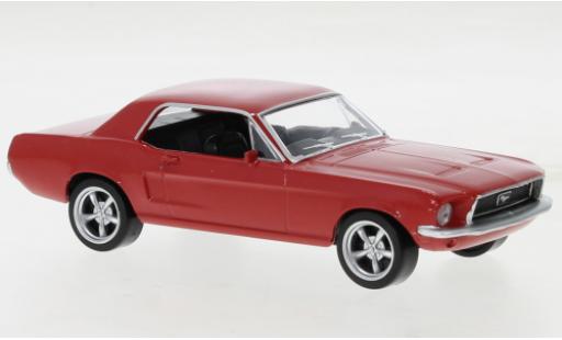 Diecast model cars Ford Mustang Hardtop red 1968 1/43 Norev