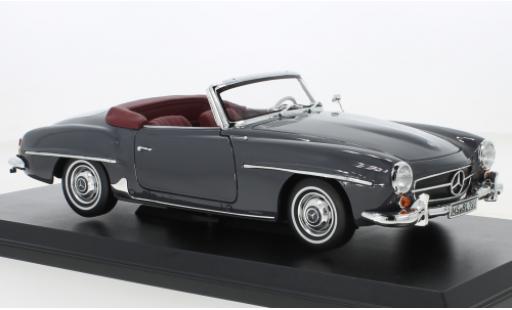 Diecast model cars Mercedes 190 Base SL (W121) grey 1957 1/18 Norev