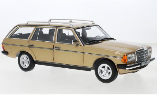 Diecast model cars Mercedes 200 Coupe T (S123) AMG metallise beige 1982 1/18 Norev