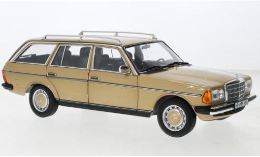 Diecast model cars Mercedes 200 Coupe T (S123) metallise beige 1982 1/18 Norev