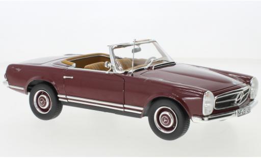 Diecast model cars Mercedes 230 Base SL red 1963 1/18 Norev