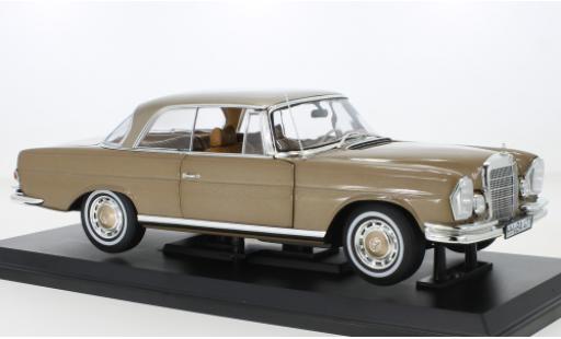 Diecast model cars Mercedes 250 Coupe SE (W111) metallise beige 1969 1/18 Norev