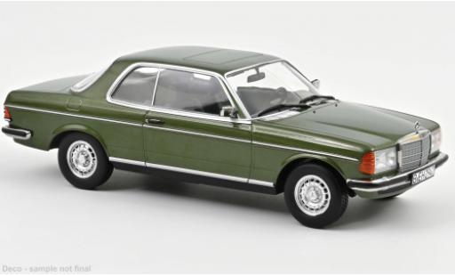 Diecast model cars Mercedes 280 Coupe CE (C123) metallise green 1980 1/18 Norev