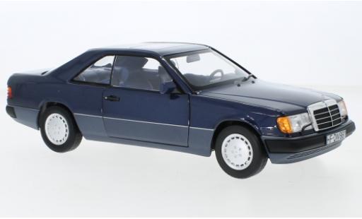 Diecast model cars Mercedes Classe E Coupe 300 CE-24 (C124) metallise blue 1990 1/18 Norev