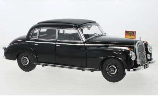 Diecast model cars Mercedes 300 Base black 1955 1/18 Norev