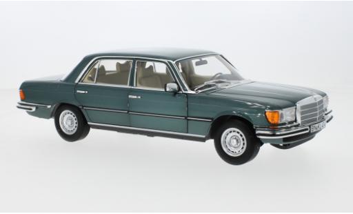 Diecast model cars Mercedes 450 Base SEL 6.9 (W116) metallise turquoise 1979 1/18 Norev