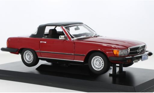 Diecast model cars Mercedes 450 Base SL (R107) red 1979 1/18 Norev