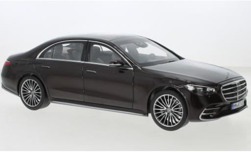 Diecast model cars Mercedes S AMG S-classe -Line (V223) metallise red 2021 1/18 Norev