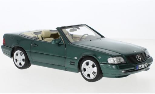 Diecast model cars Mercedes SL Base 500 (R129) metallise green 1999 1/18 Norev