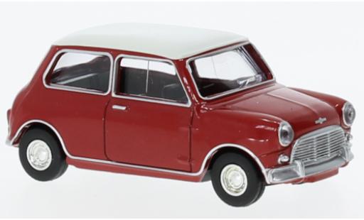 Diecast model cars Mini Cooper S red/white 1964 1/64 Norev
