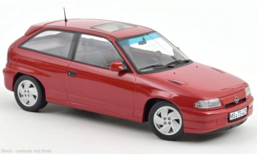 Diecast model cars Opel Astra GSi red 1991 1/18 Norev