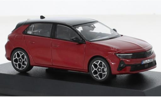Diecast model cars Opel Astra Base L metallise red/black 2022 1/43 Norev