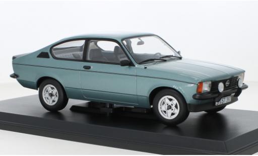 Diecast model cars Opel Kadett C Rallye C Rally Winterfest metallise turquoise 1978 1/18 Norev