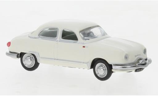 Diecast model cars Panhard Dyna Z12 white 1957 1/87 Norev