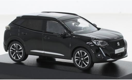 Diecast model cars Peugeot 2008 GT metallise black 2020 1/43 Norev