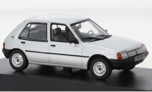 Diecast model cars Peugeot 205 GL metallise grey 1988 1/43 Norev