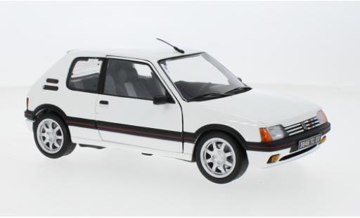 Diecast model cars Peugeot 205 GTI 1.9 white 1989 1/18 Norev