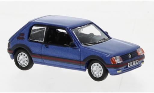 Diecast model cars Peugeot 205 GTI 1.9 metallise blue 1990 1/87 Norev