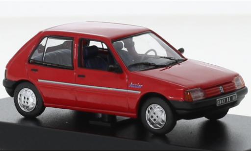 Diecast model cars Peugeot 205 Junior red 1988 1/43 Norev
