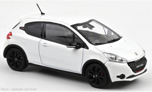 Diecast model cars Peugeot 208 GTi 30th white 2014 1/43 Norev