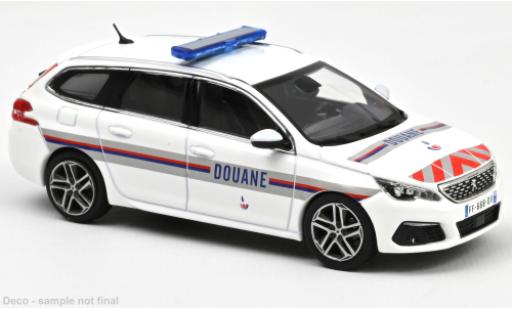 Diecast model cars Peugeot 308 SW Douanes (F) 2018 1/43 Norev