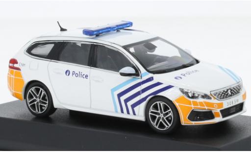 Diecast model cars Peugeot 308 SW Police (BE) 2018 1/43 Norev