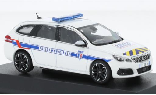 Diecast model cars Peugeot 308 SW Police Municipale (F) 2018 1/43 Norev