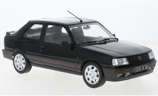 Diecast model cars Peugeot 309 GTI black 1990 1/18 Norev
