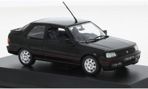 Diecast model cars Peugeot 309 GTI black 1987 1/43 Norev