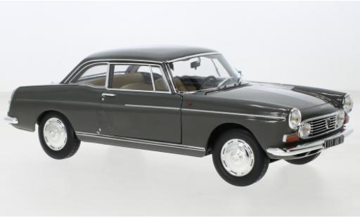 Diecast model cars Peugeot 404 Coupe grey 1967 1/18 Norev