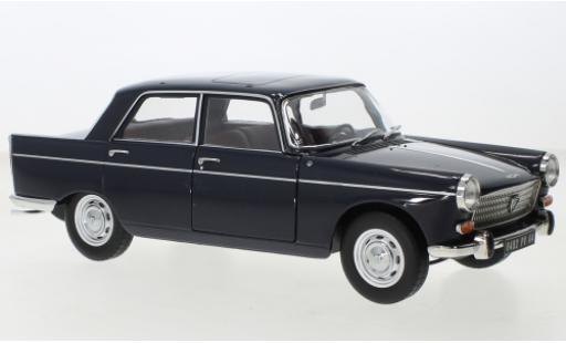 Diecast model cars Peugeot 404 Berline blue 1965 1/18 Norev