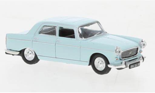 Diecast model cars Peugeot 404 Berline blue 1968 1/87 Norev