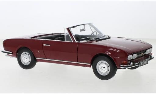 Diecast model cars Peugeot 504 Cabriolet red fonc&Atilde;&copy; 1969 1/18 Norev