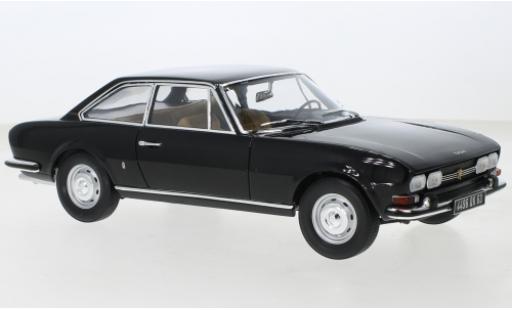 Diecast model cars Peugeot 504 Coupe black 1969 1/18 Norev
