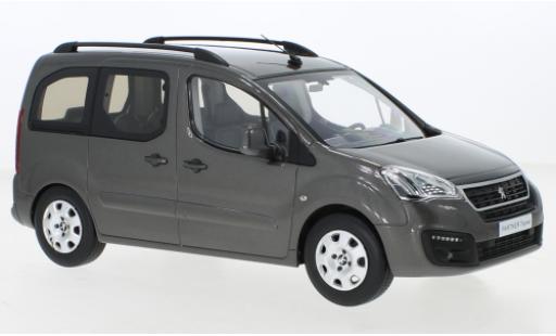 Diecast model cars Peugeot Partner Base metallise brown 2016 1/18 Norev