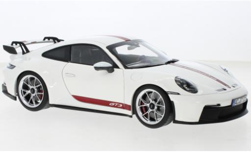 Diecast model cars Porsche 911 GT3 white 2021 1/18 Norev