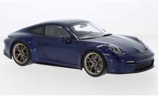Diecast model cars Porsche 911 GT3 metallise blue 2021 1/18 Norev