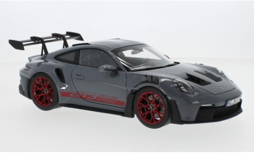 Diecast model cars Porsche 911 GT3 R S grey/red 2020 1/18 Norev
