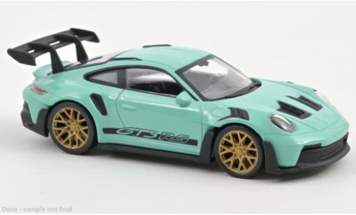 Diecast model cars Porsche 911 GT3 R S turquoise 2022 1/43 Norev