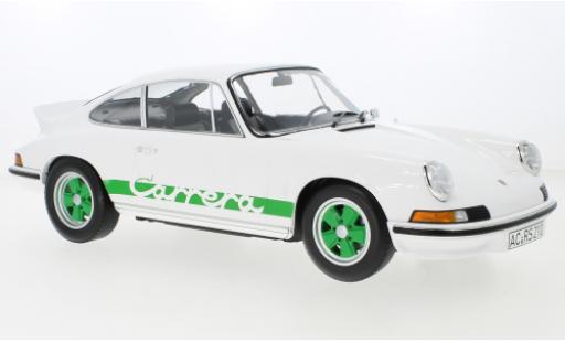 Diecast model cars Porsche 911 RS white 1972 1/12 Norev
