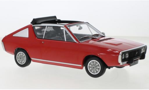 Diecast model cars Renault 17 Gordini Decouvrable red 1975 1/18 Norev