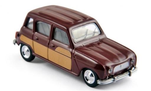 Diecast model cars Renault 4 Parisienne red /D&Atilde;&copy;corer 1967 1/64 Norev