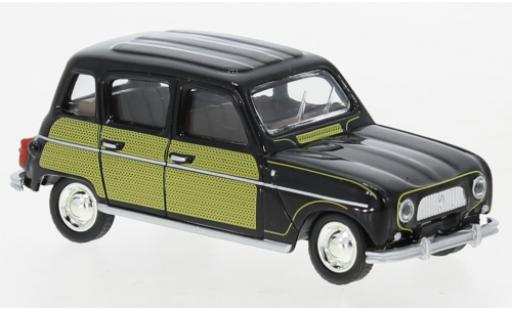 Diecast model cars Renault 4 Parisienne black/yellow 1963 1/64 Norev