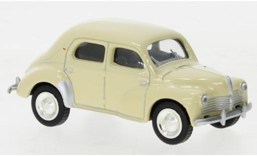 Diecast model cars Renault 4CV Base beige 1946 1/64 Norev