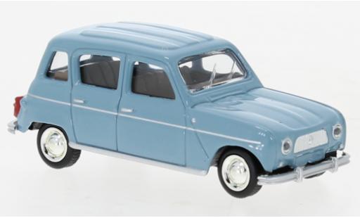 Diecast model cars Renault 4 L blue 1966 1/64 Norev